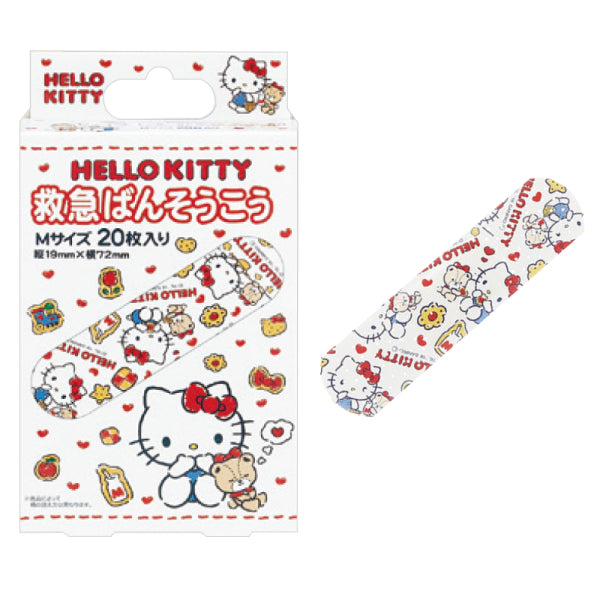 SANRIO Skater First Aid Plaster Set Hello Kitty Cookie