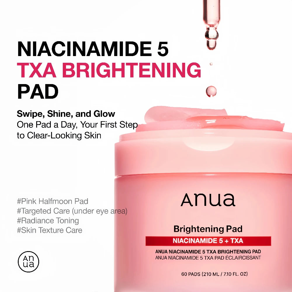 Anua Niacinamide 5 TXA Brightening Pad 210ml / 60pads