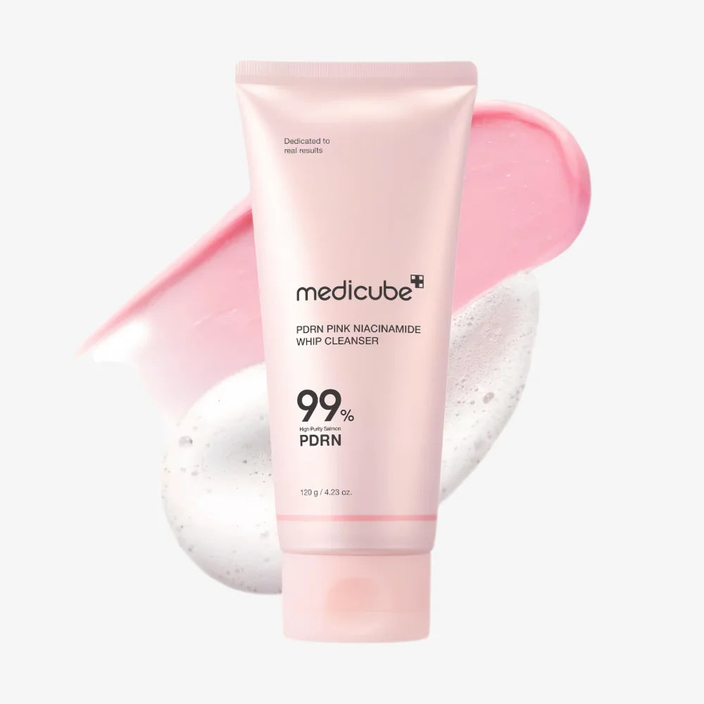 MEDICUBE PDRN Pink Niacinamide Whip Cleanser 120g