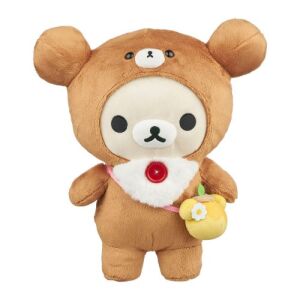 RILAKKUMA Korilakkuma en Chairoikoguma Kigurumi Peluche M