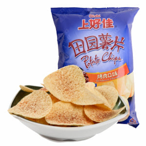 OISHI Potato Chips BBQ Flavor 50g