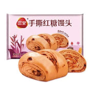 SANQUAN Brioche vapeur originale au sucre brun étirée à la main 480 g