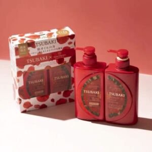 SHISEIDO Tsubaki Premium Flower Moist Repair Hair Set