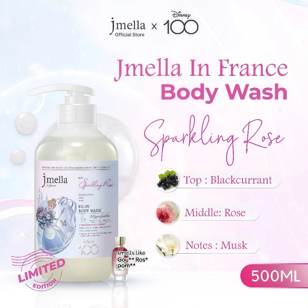 JMELLA IN FRANCE 05 Sparkling Rose Body Wash 500ml