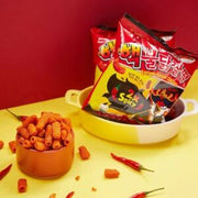 Samyang Extreme Zzaldduck Snack 2xSpicy Hot Korean Crispy Snacks Hala 80g