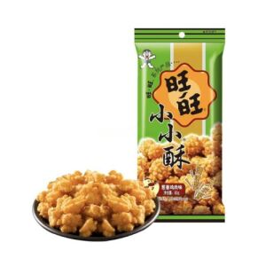 Mini crackers de riz frit Want Want (poulet et oignons verts) 60 g