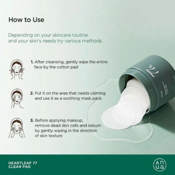 ANUA Heartleaf 77% Clear Pad 160ml