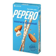 Bâtonnets d'amandes LOTTE Pepero Snow 32 g