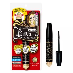 Isehan KISS ME Japan Make Volume Control Mascara Film Type WP 01 Jet Black 5g