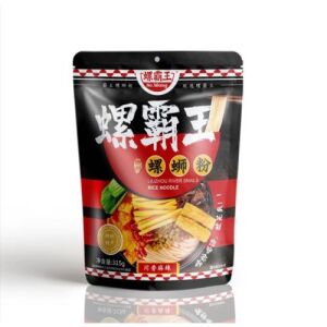 Luobawang Hot & Spicy Liuzhou River Snail Flavour Rice Noodle With Beancurd (For Cook) 315g
