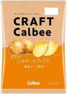 Calbee - F15504_6 CRAFT Calbee Potato Chips Cheese 65g
