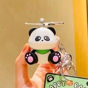 Key Chain Panda Seriel Bamboo Dragonfly