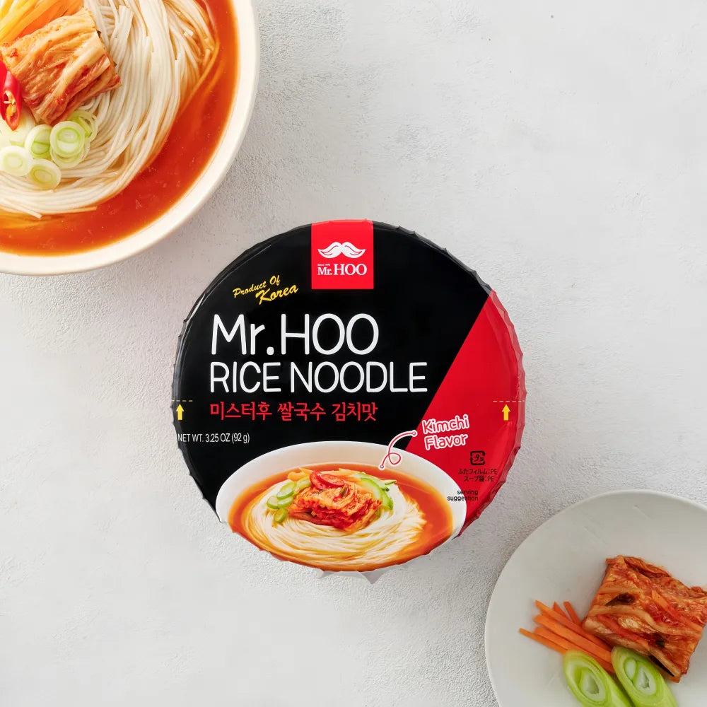 Hoos Rice MR. HOO Rice Noodle Cup Kimchi 92g – Axia Station