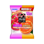 ORIHIRO Konjac Jelly Strawberry + WZ Orange Flavor 20g*12