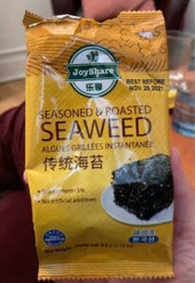 JOYSHARE SEASONED & ROASTED SEAWEED