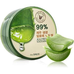 THE SAEM Gel d'aloe vera frais de Jeju, gel apaisant en tube 99 %, 300 ml