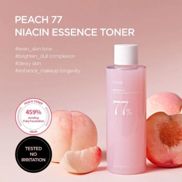 ANUA Peach 70% Niacin Essence Toner 250ml