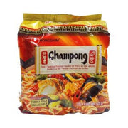 Nongshim Champong Ramen Saveur Fruits de Mer Épicés (4 Sachets)