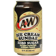 A&W Zero Ice Cream Sundae Cans 355ml