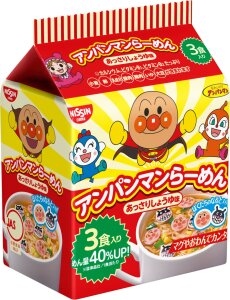 NISSIN Anpanman Light Soy Sauce Ramen 3 servings