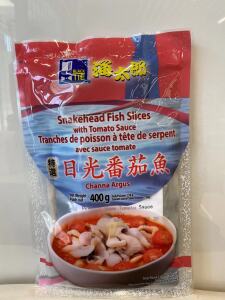 Black Tie Snakehead Fish Slices With Tomato Sauce 400g