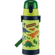 Gourde SKATER en acier inoxydable, motif dinosaures, 480 ml