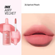 PERIPERA -- Ink Airy Velvet Lip Tint 026 Apricot Peach
