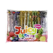 CREMON Juicy Straw Jelly (Lychee ,Strawberry, Blueberry & Pineapple)  475g