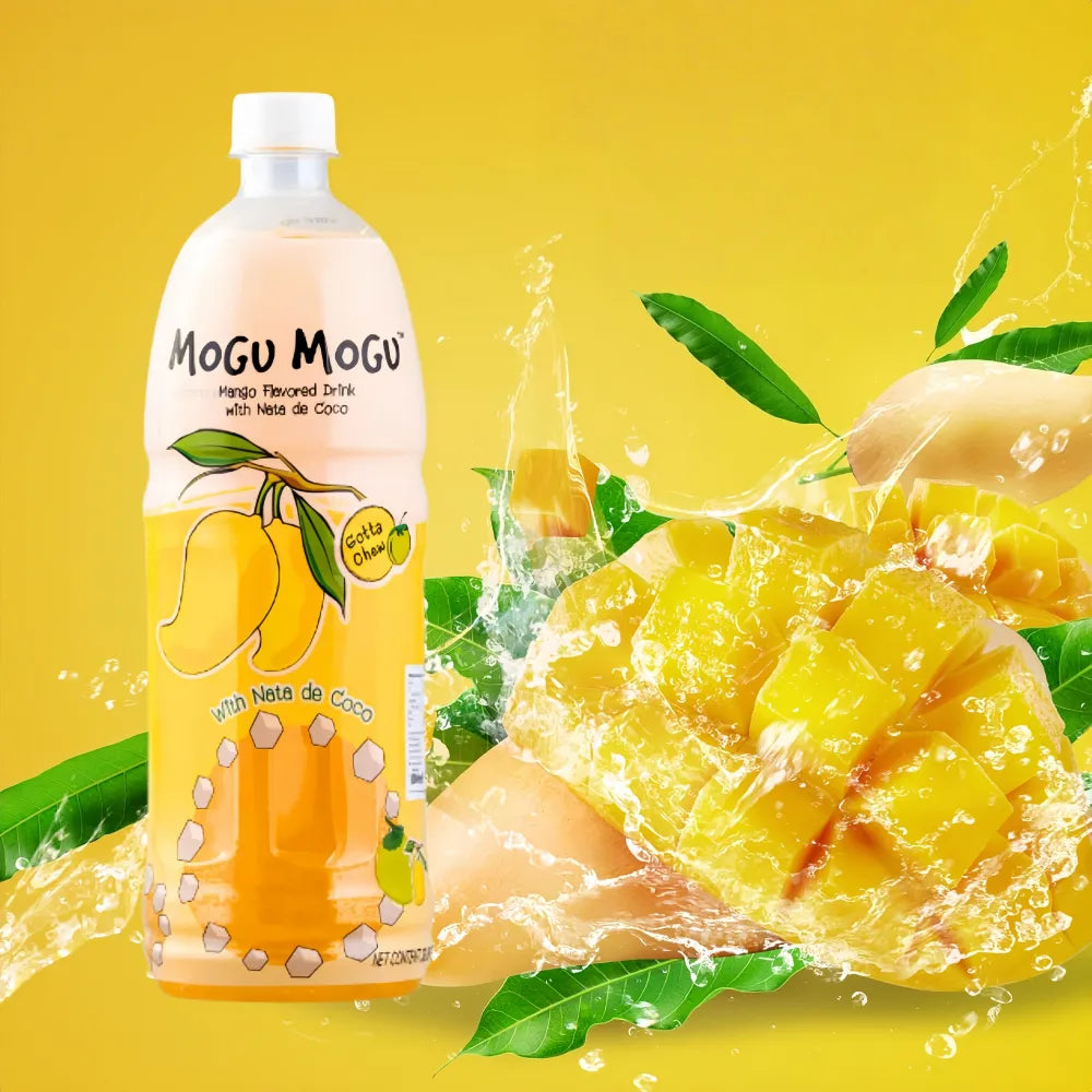 MOGU MOGU Nata de Coco Mango Flavor Drink 1000ml
