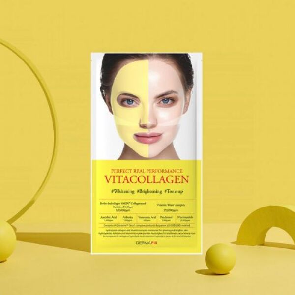 DERMAFIX Luxury Sheet Mask (Yellow) 23g x 8pcs