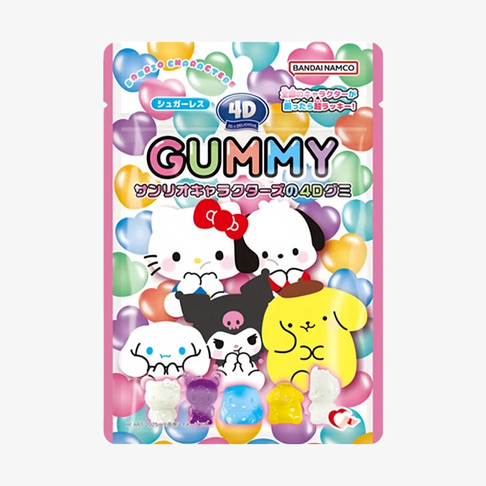 HEART Sanrio Characters 4D Gummy 38g