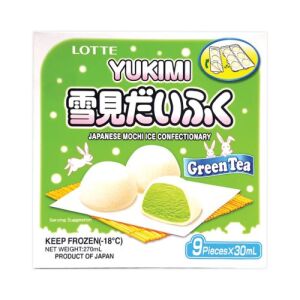 LOTTE Yukimi Daifuku Green Tea 9ps*30ml
