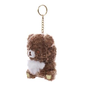 RILAKKUMA Chairoikoguma Cacao Petite chaîne en peluche