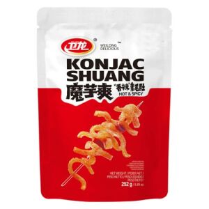 WEILONG Konjac épicé et savoureux (saveur épicée) 252 g
