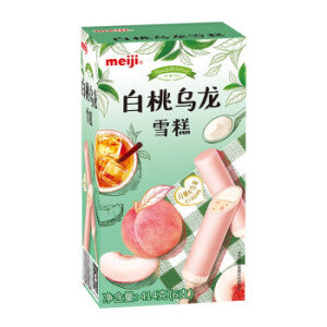 Barre glacée saveur pêche oolong MEIJI 69 g x 6