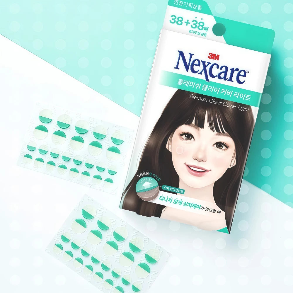3M !! NEXCARE Blemish Patch Light 72pcs (Green)
