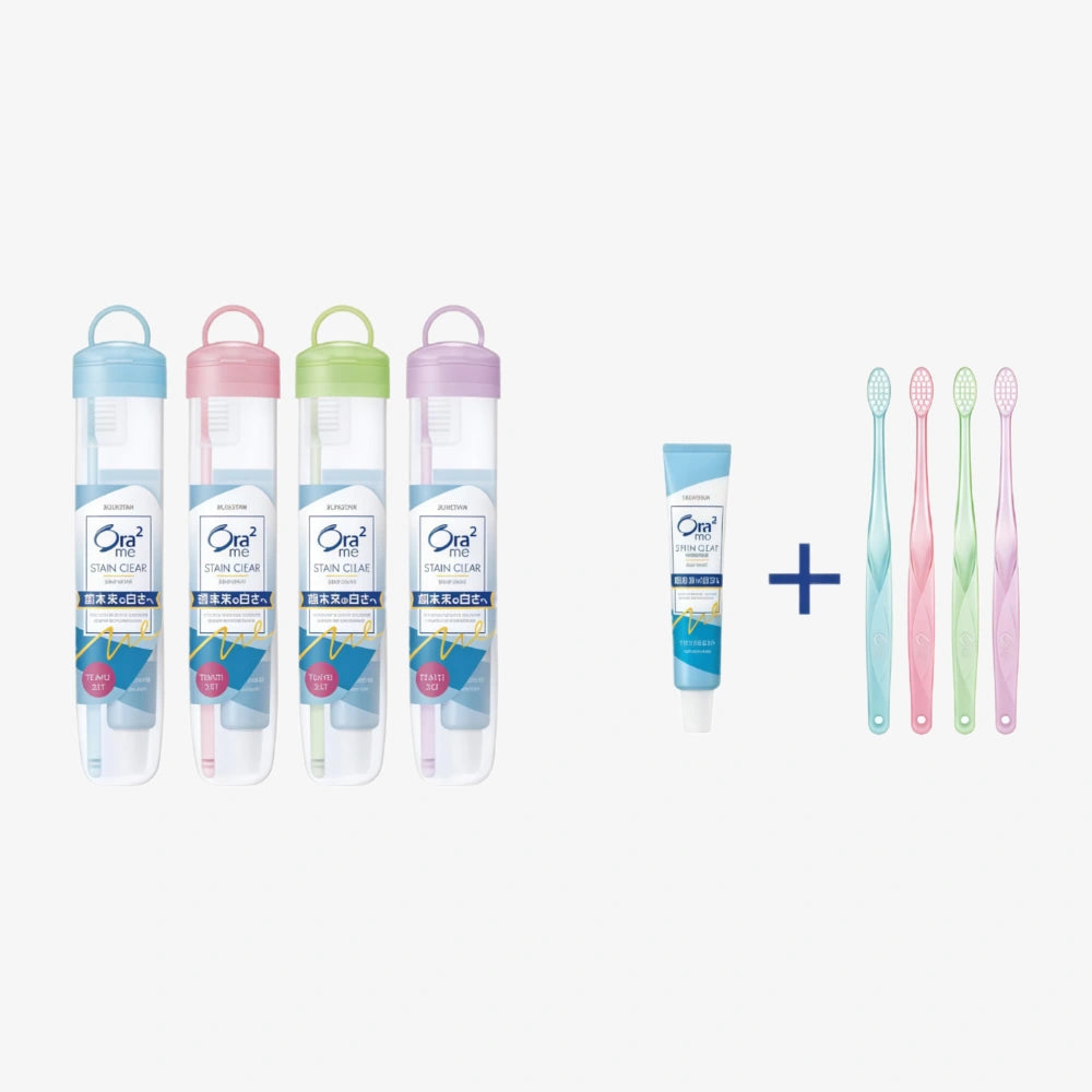 Dentifrice et brosse à dents SUNSTAR ORA2 - Coffret