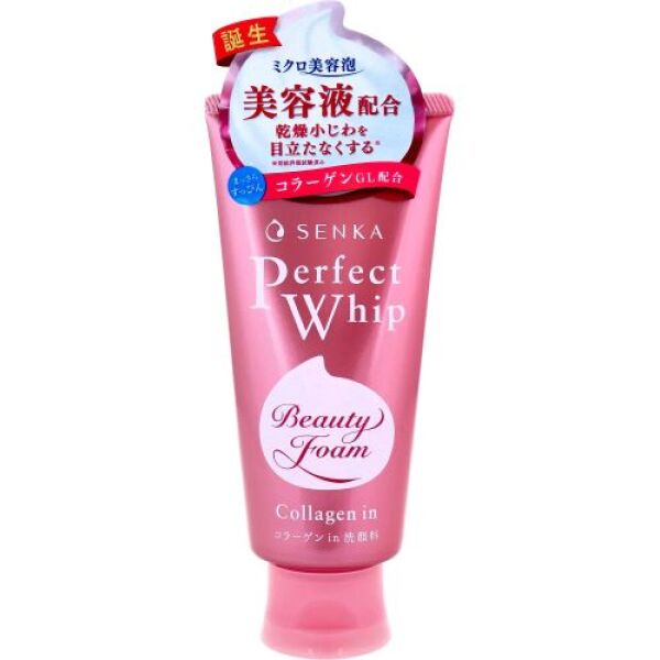 SHISEIDO SENKA Mousse nettoyante fouettée au collagène Perfect Whip 120 g
