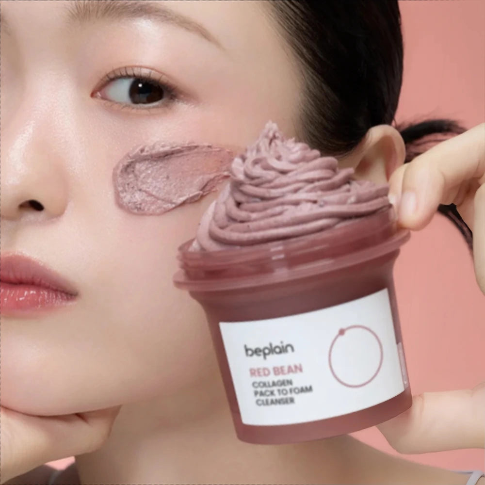 BEPLAIN Red Bean Collagen Pack To Foam Cleanser 100ml