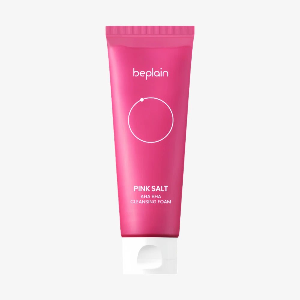 BEPLAIN Pink Salt AHA BHA Cleansing Foam 120ml