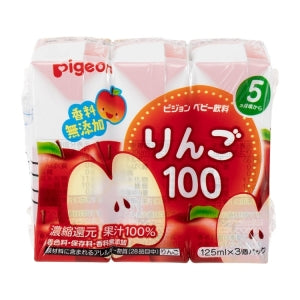 PIGEON Pomme 100 125ml x 3