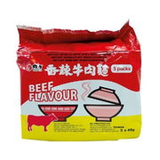 Nouilles instantanées WeiLih saveur bœuf épicé 90 g (paquet de 5)