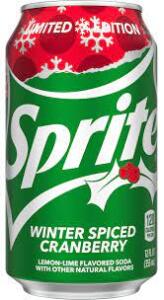 Sprite Winter Spiced Cranberry (Limited edition) 355ml