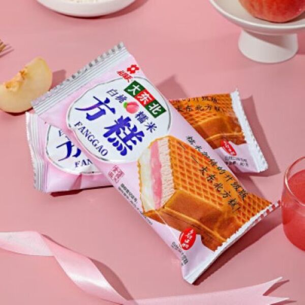 LBT Frozen Wafer Dessert Peach Flavour 80g