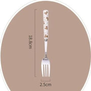 Cute Bear Handle Utensil - Fork A