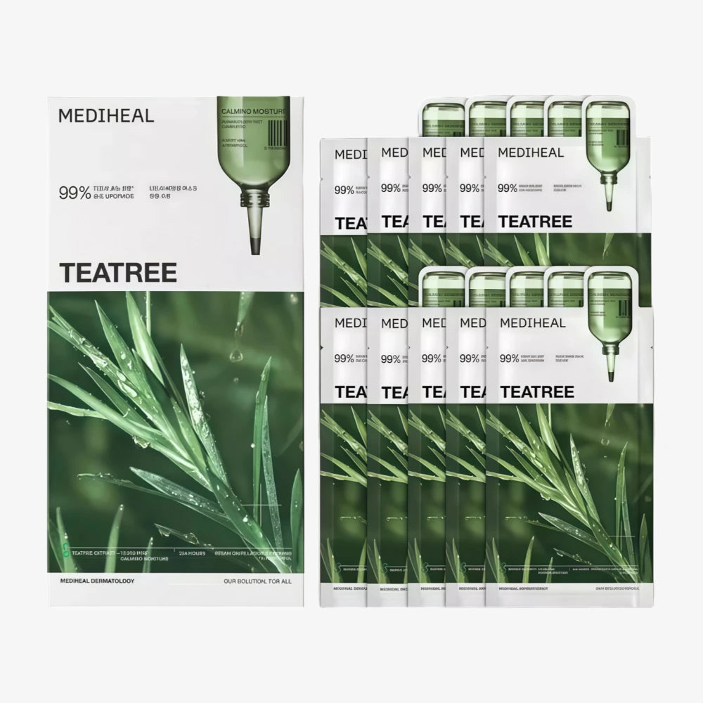 MEDIHEAL Teatree Essential Mask Calming Moisture 10PCS