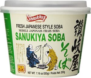 Shirakiku Noodle Instant Soba Cup Sk 203g