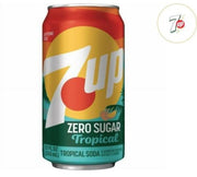 7 Up Tropical Soda Zero Sugar 355ml