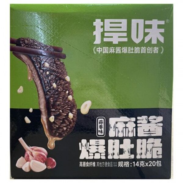 HANWEI Crispy Konjak Tripe Garlic Flavor 14G