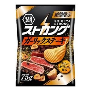 Koikeya Strong Garlic Steak Flavor Chip 75g